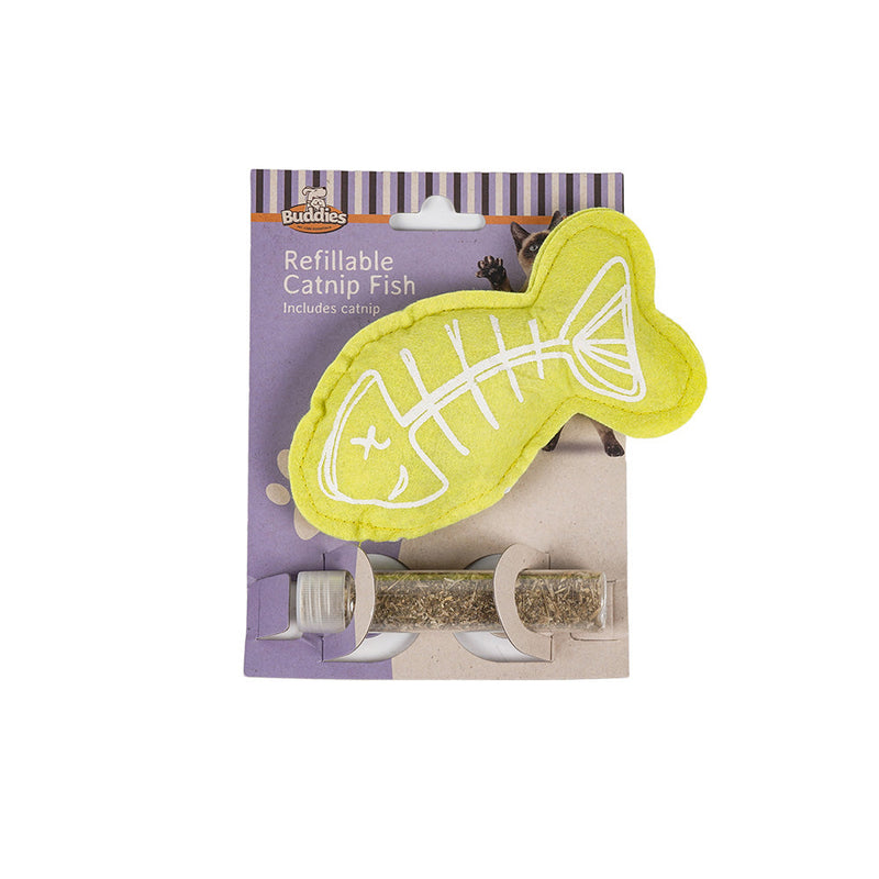 Refillable Canip Fish Cat Toy