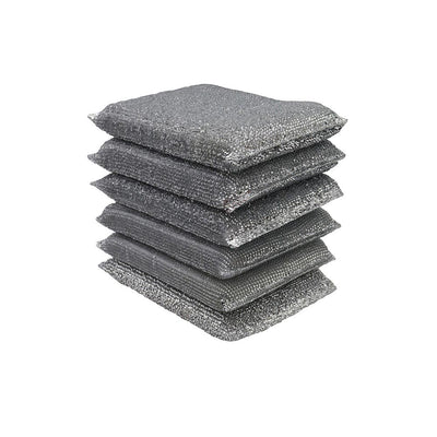 Stainless Steel Sponge Scourer 6Pack