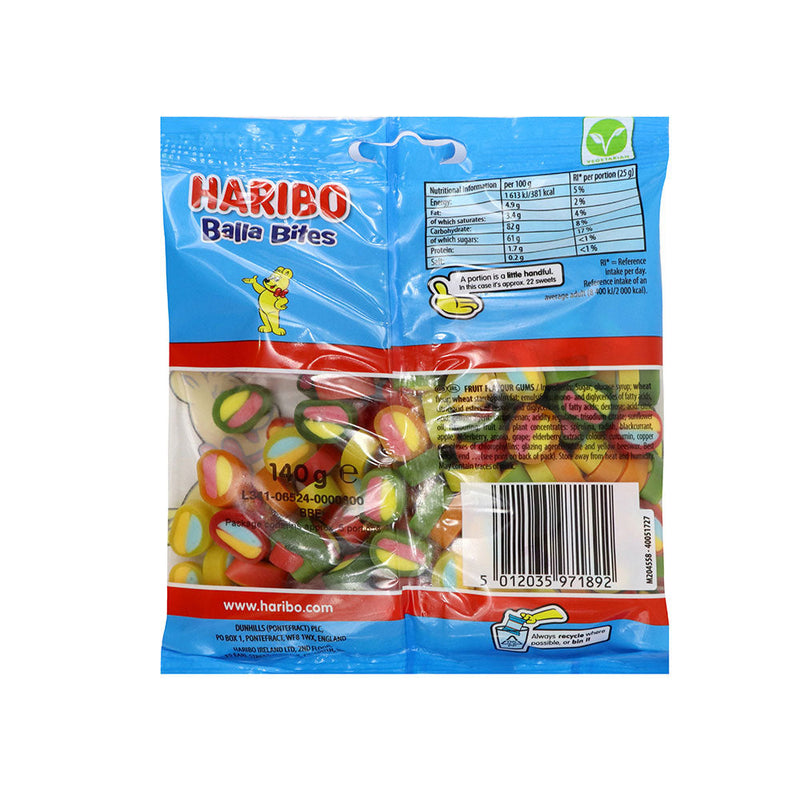 Haribo Balla Bites Sweets Bag140g