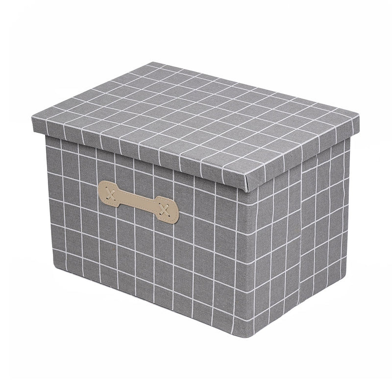 Collapsible Storage Box With Lid