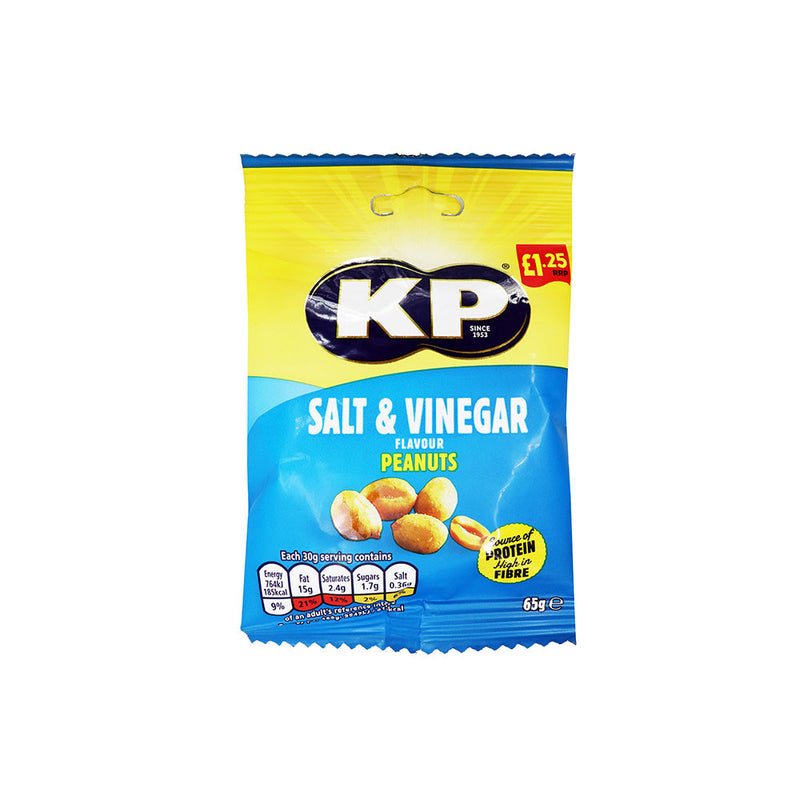 KP Salt & Vinegar Peanuts 65g x 3PK