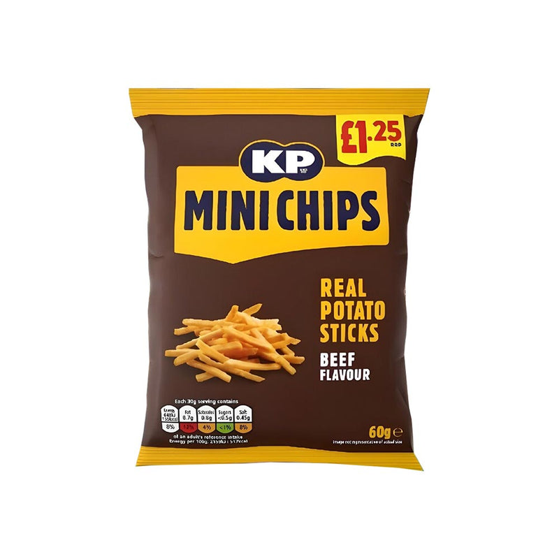 KP Mini Chips BBQ Beef Flavour 60g