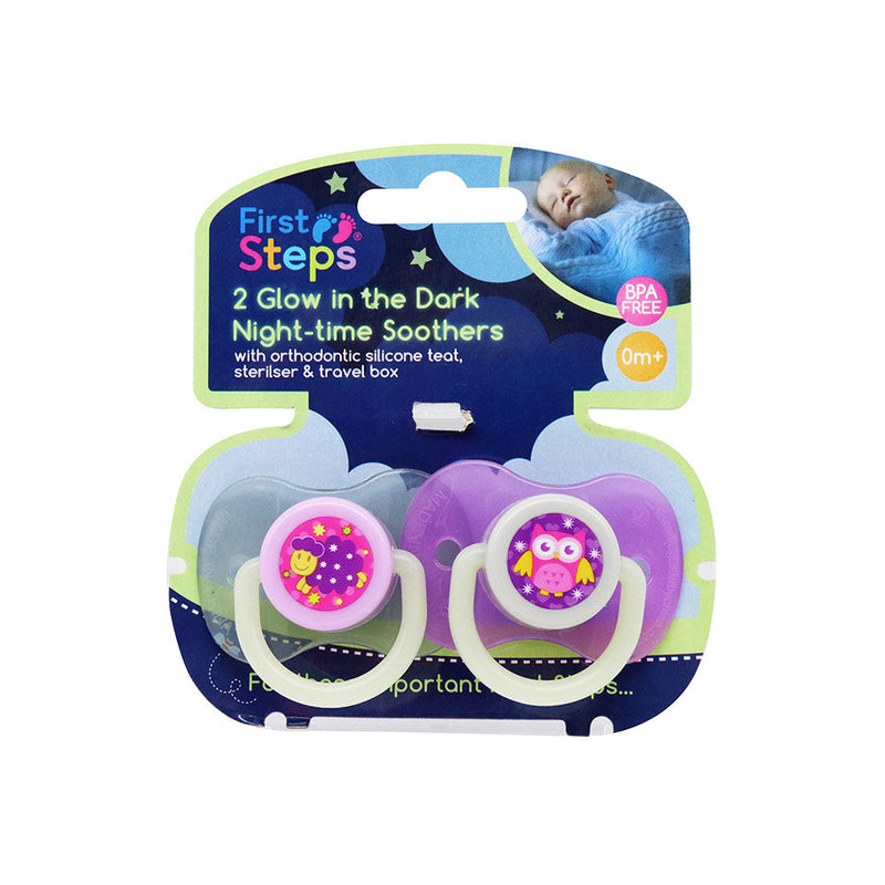 First Steps Night-Time Soother Box 2Pack