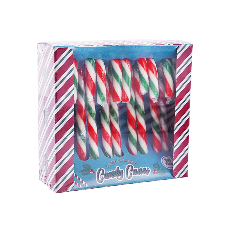 Peppermint Flavour Red Candy Canes 10x12g