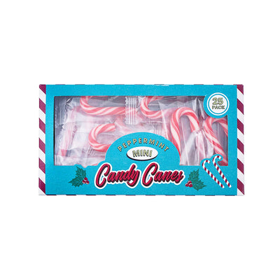 Mini Peppermint Flavour Candy Canes 25x4g