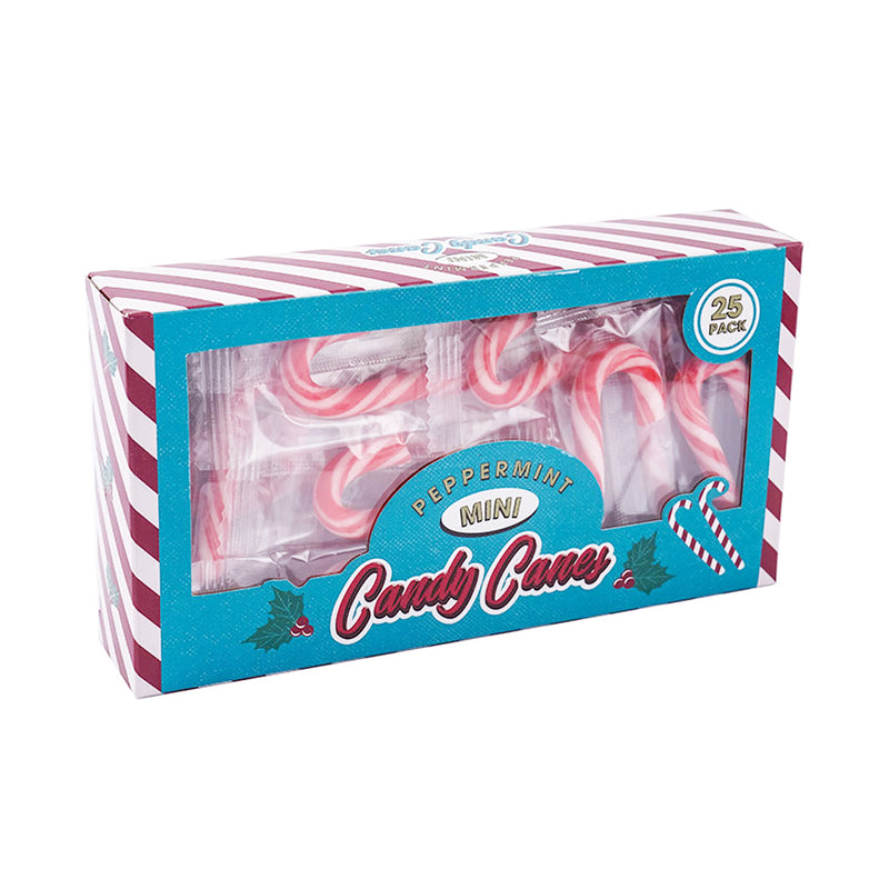 Mini Peppermint Flavour Candy Canes 25x4g