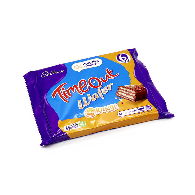 Cadbury Timeout Wafer Orange 6Pack