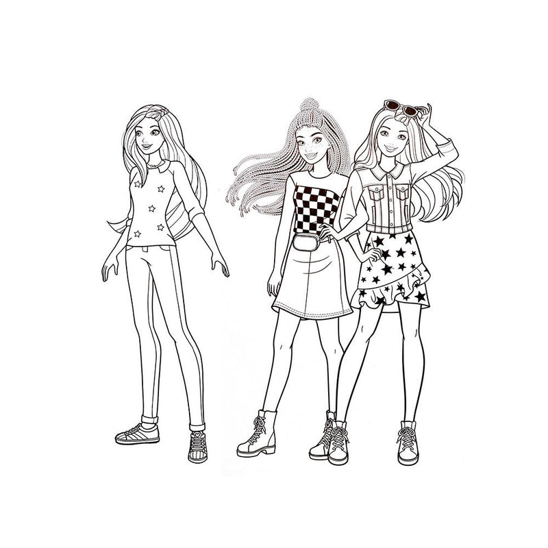 Barbie Play Pack Colouring Book