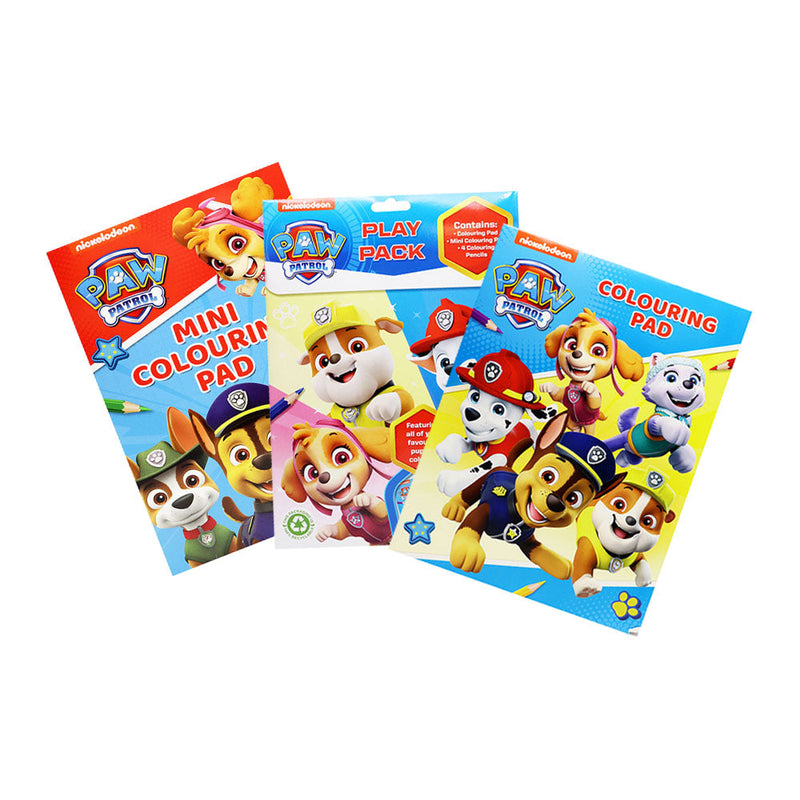 Paw Patrol Play Pack Colouring Pad