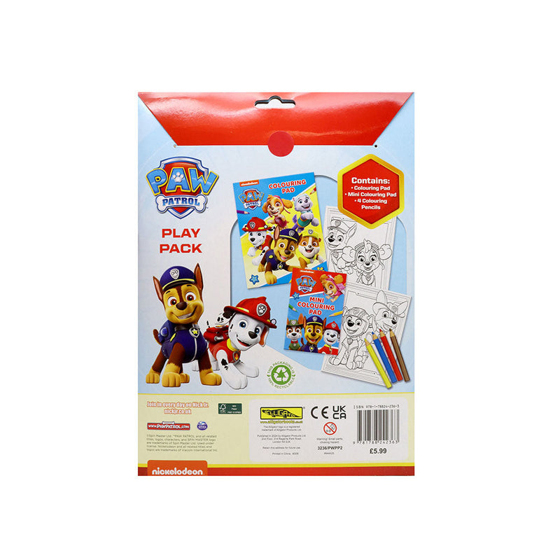 Paw Patrol Play Pack Colouring Pad