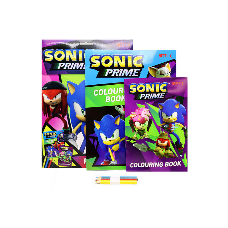 Sonic Prime Play Pack Colouring Book