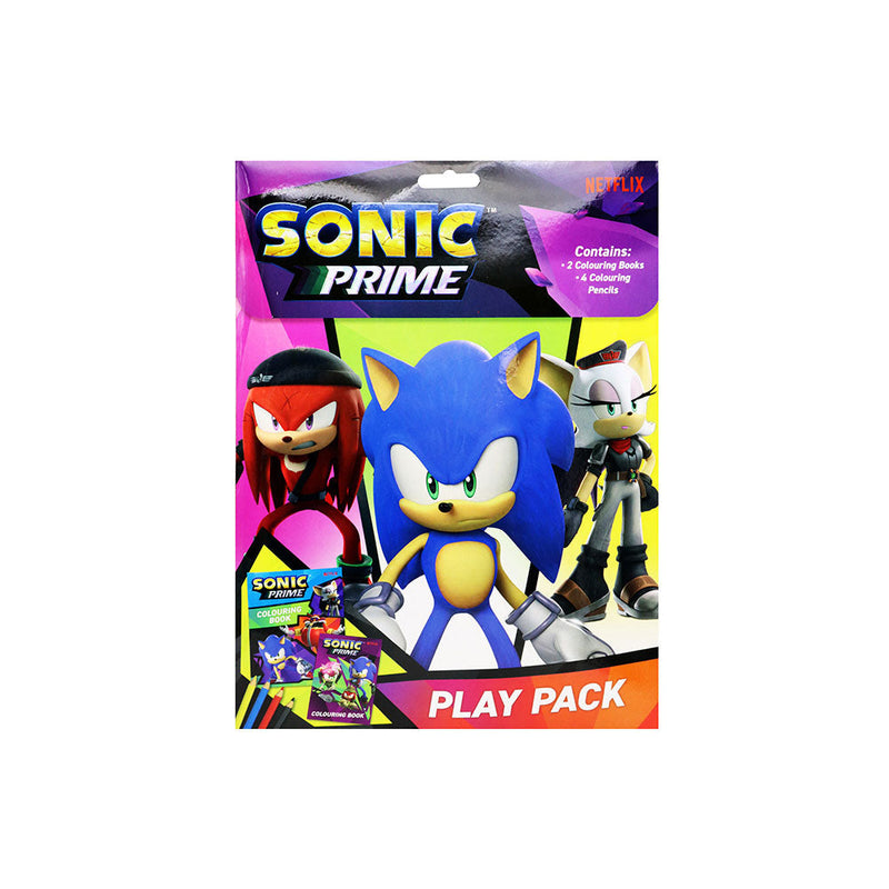 Sonic Prime Play Pack Colouring Book