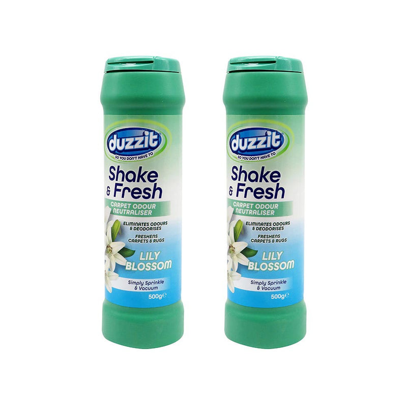 Duzzit Shake & Fresh Carpet Odour Neutraliser Lily Blossom 500g