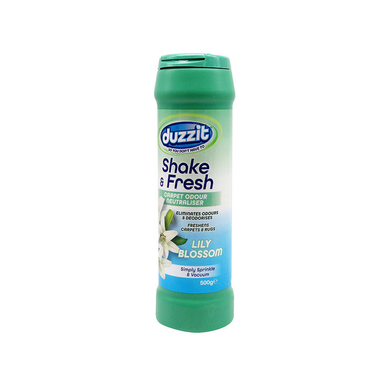 Duzzit Shake & Fresh Carpet Odour Neutraliser Lily Blossom 500g