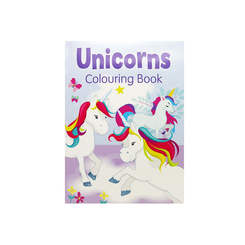 Unicorns Colouring Book Purple