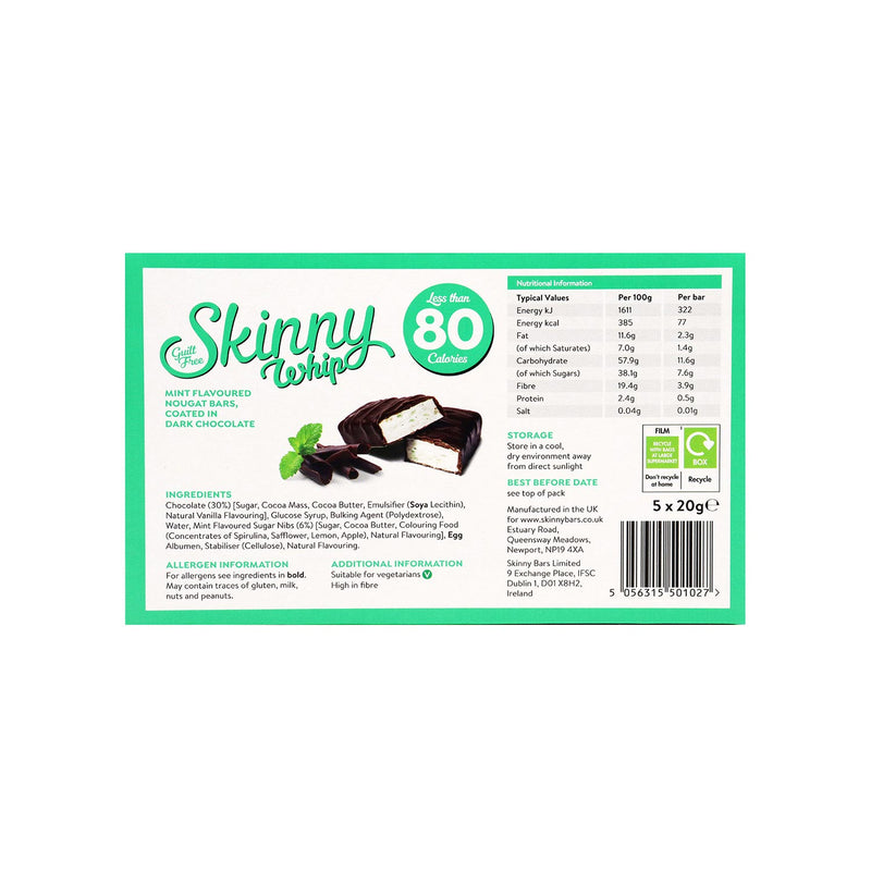 Skinny Whip Mint & Dark Chocolate Bars