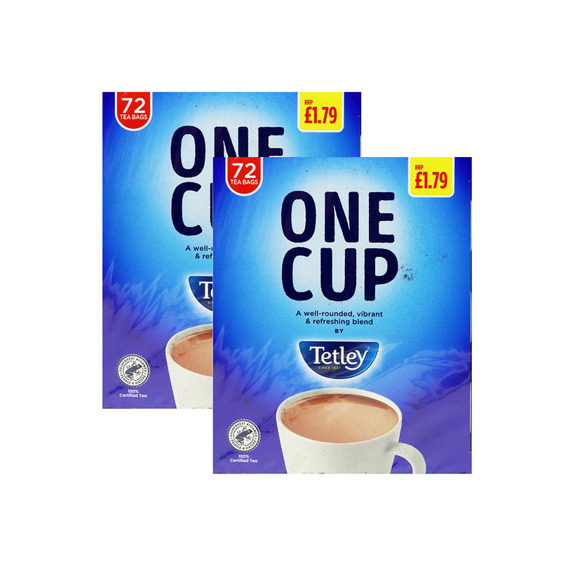 Tetley One Cup Black Tea Bags 72S