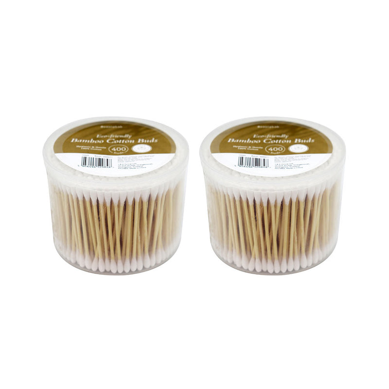 Eco-Friendly Bamboo Cotton Buds Tub 400S