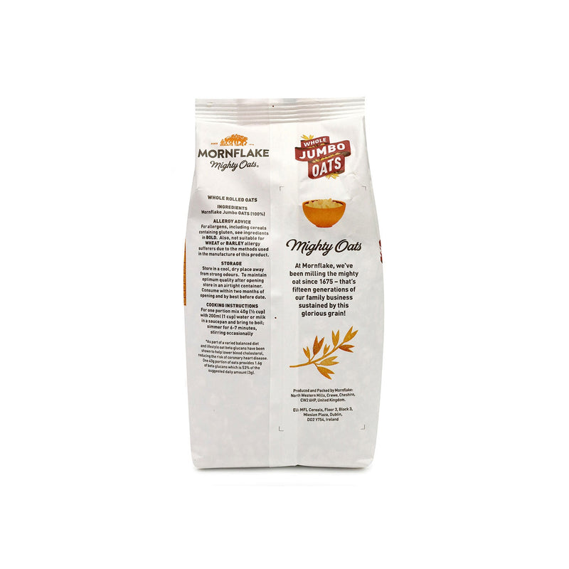 Mornflake Whole Jumbo Oats 500g