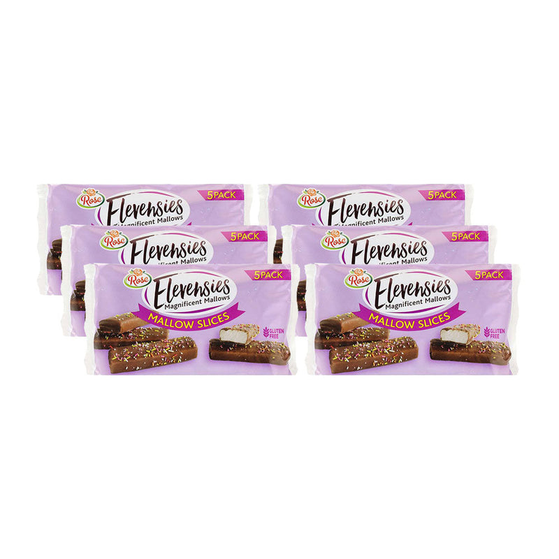 Elevensies Mallow Slices Chocolate & Candy Sprinkle 100g