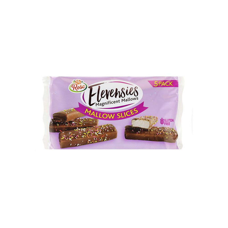 Elevensies Mallow Slices Chocolate & Candy Sprinkle 100g