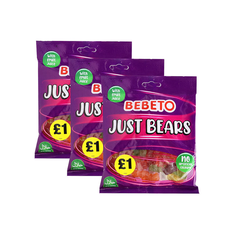 Bebeto Just Bears Soft Gummy Sweets 150g