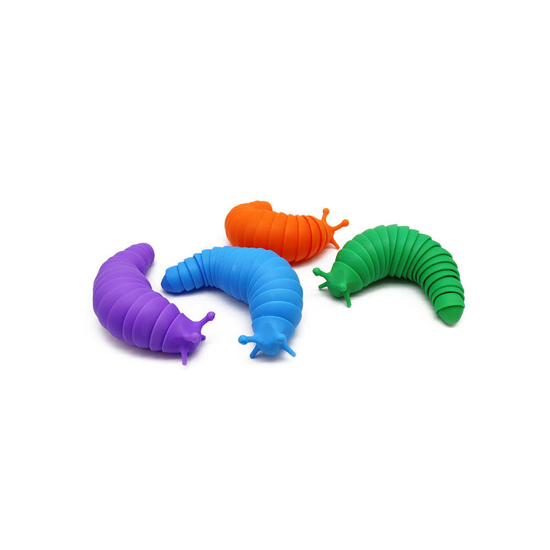 Rainbow Wriggle Slug Puzzle Toy 4 Colours