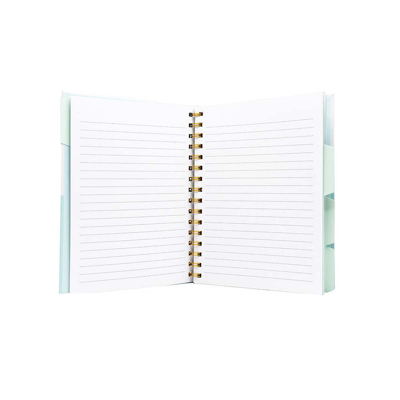 A5 Two Tone Wiro Notebook With Dividers