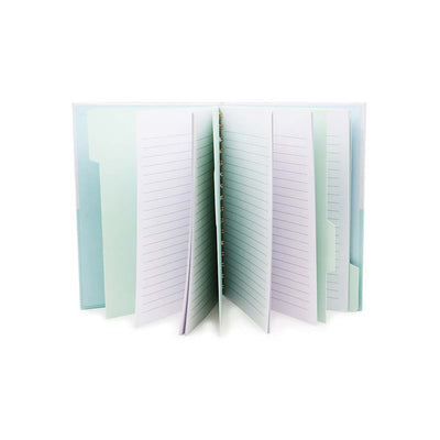 A5 Two Tone Wiro Notebook With Dividers