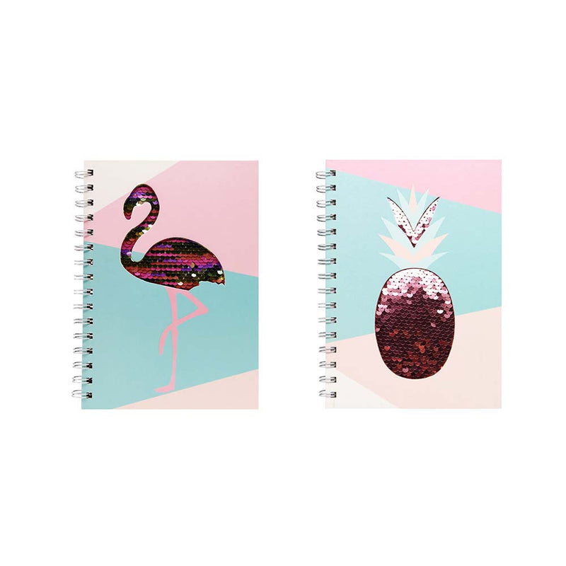 A5 Wiro Sequins Notebook