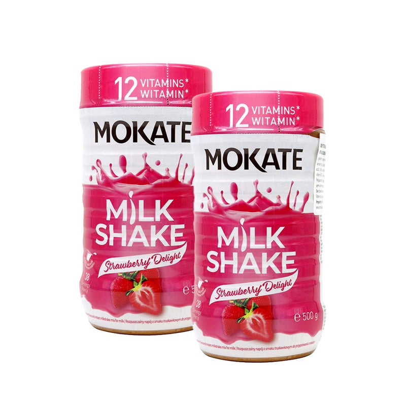 Mokate Strawberry Delight Milk Shake Powder 500g