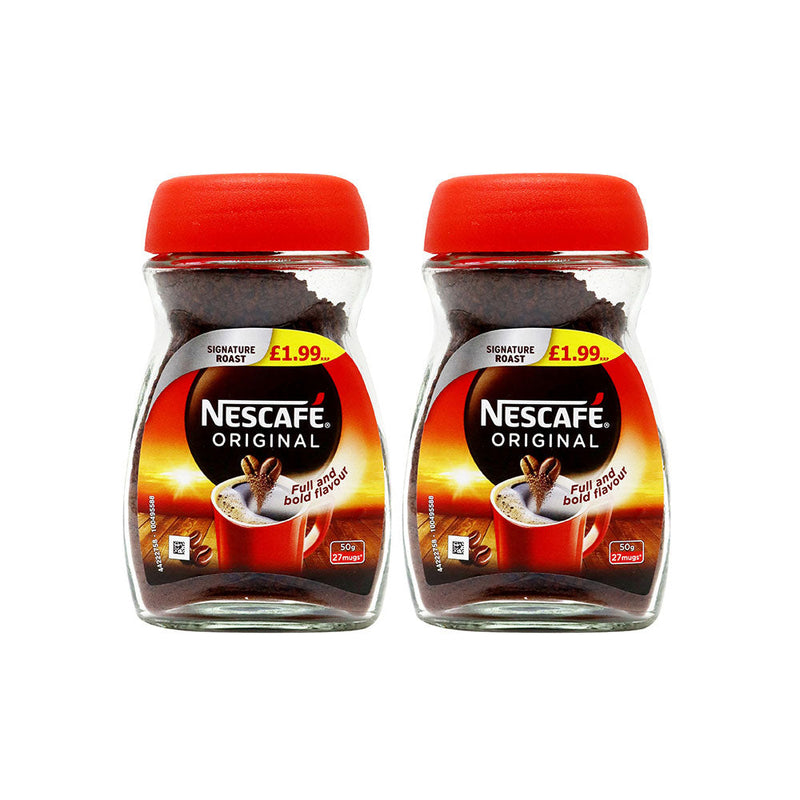 Nescafe Original Instant Black Coffee 50g