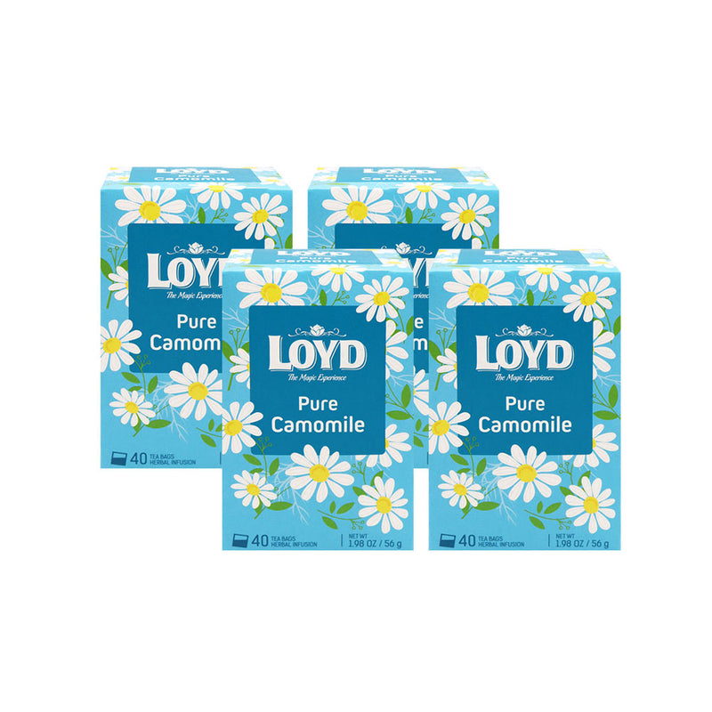 Loyd Pure Camomile Herbal Tea Bag 40S x 4PK