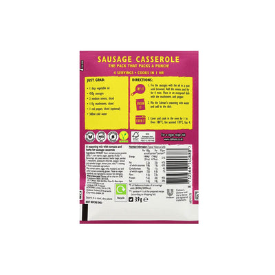 Colman's Sausage Casserole Recipe Mix 39g x 4PK