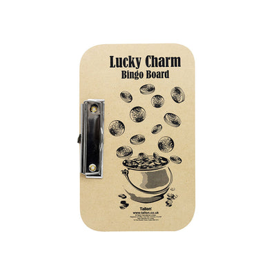 Bingo Board With Side Clip Lucky Charm