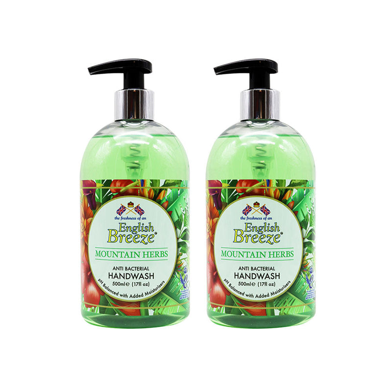 English Breeze Hand Wash Mountain Herbs 500ML