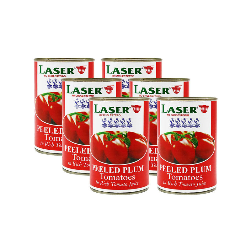 Laser Peeled Plum Tomatoes 400g