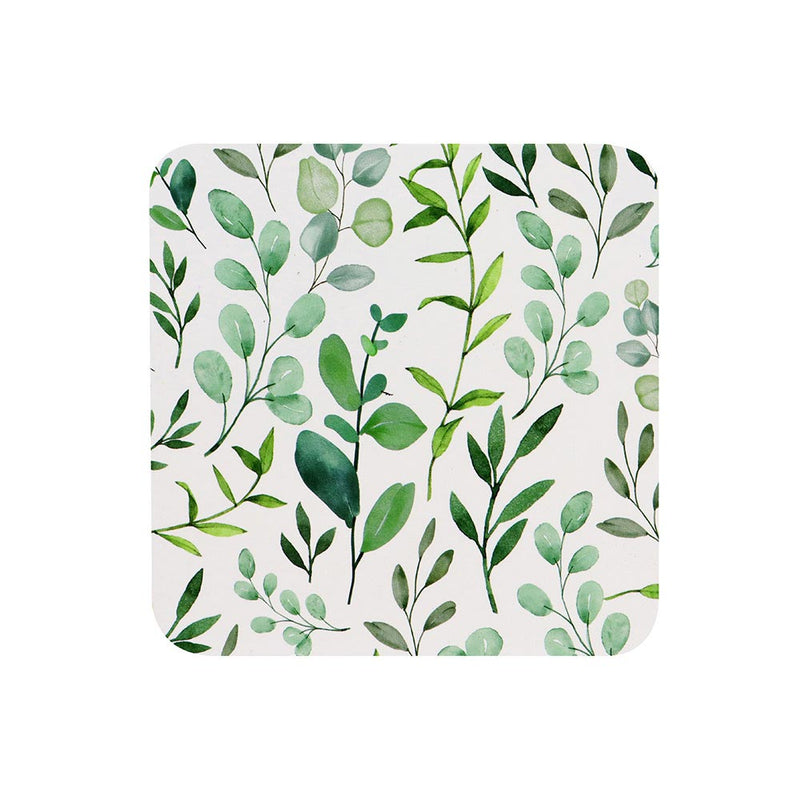 Square Leaf Coasters 4Pack 9.5 x 9.5CM