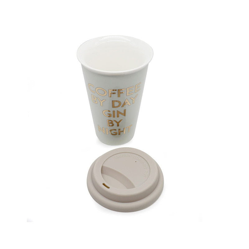 Ceramic Double Wall Travel Mug