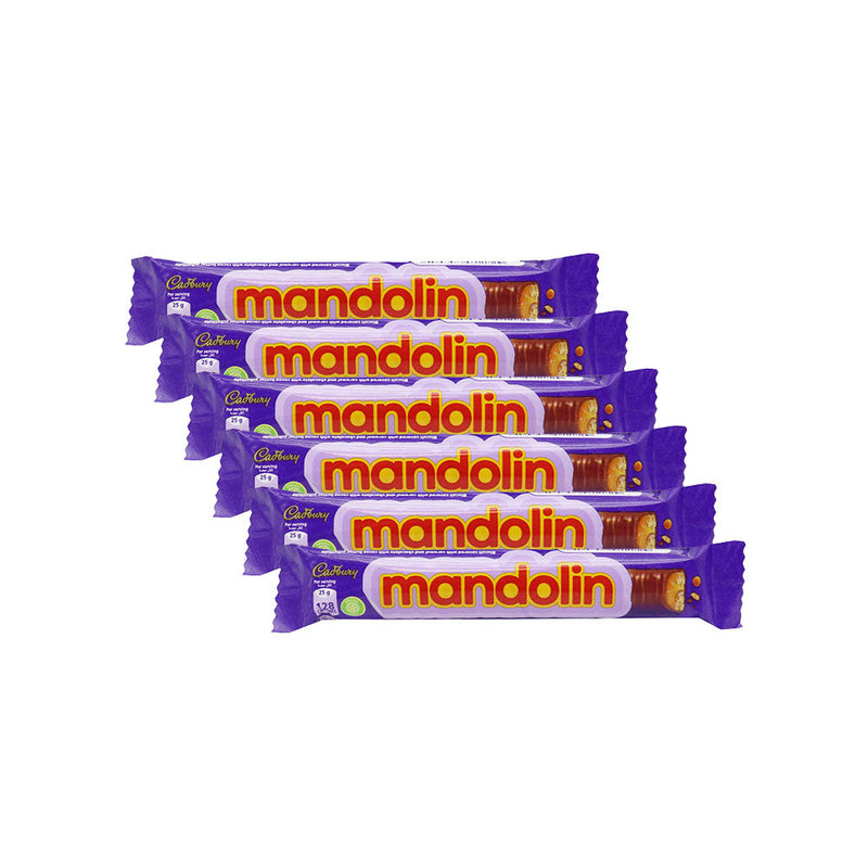 Cadbury Mandolin Caramel Chocolate Biscuit Bar 25g