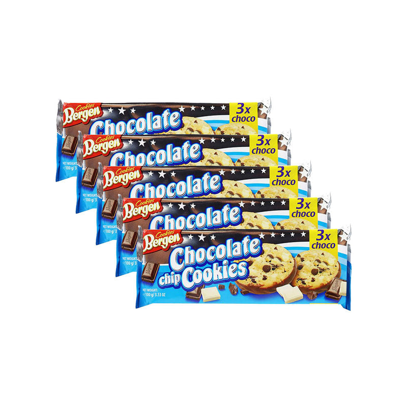 Bergen Triple Chocolate Chip Cookies 100g