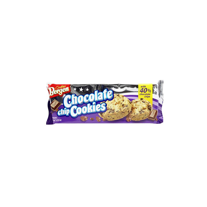 Bergen Chocolate Chip Cookies 40% Chocolate 100g