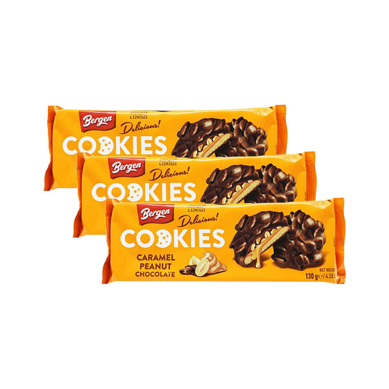 Bergen Caramel Peanut Chocolate Cookies 130g