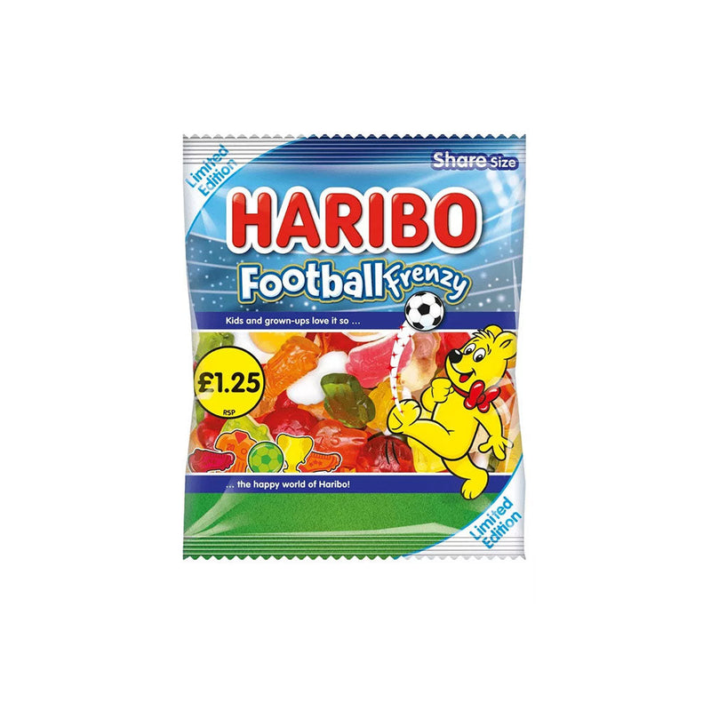 Haribo Football Frenzy Sweets Sharing Bag 140g x 6PK