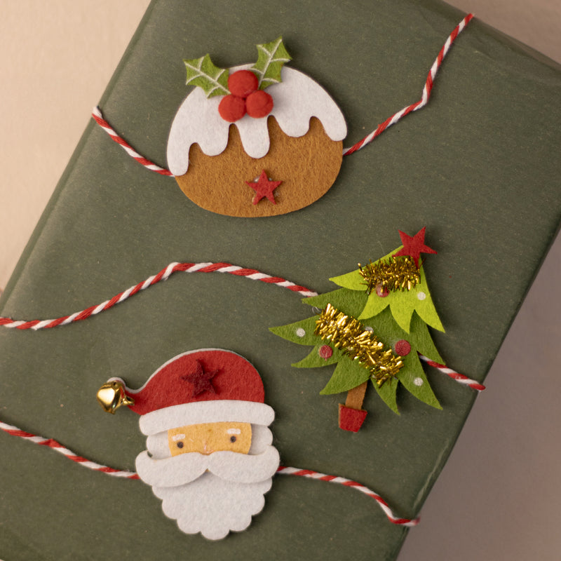 Present Wrap Topper Christmas Character