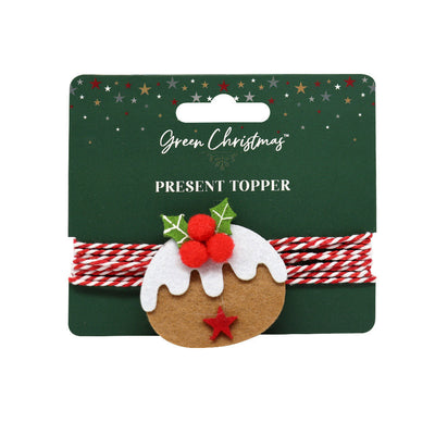 Present Wrap Topper Christmas Character