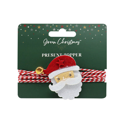 Present Wrap Topper Christmas Character