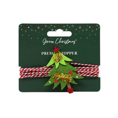 Present Wrap Topper Christmas Character