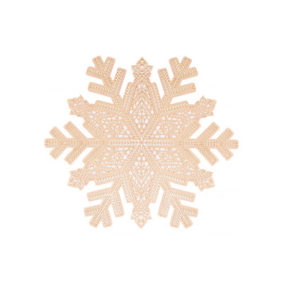 Harvey & Mason Gold Snowflake Placemats 2Pack