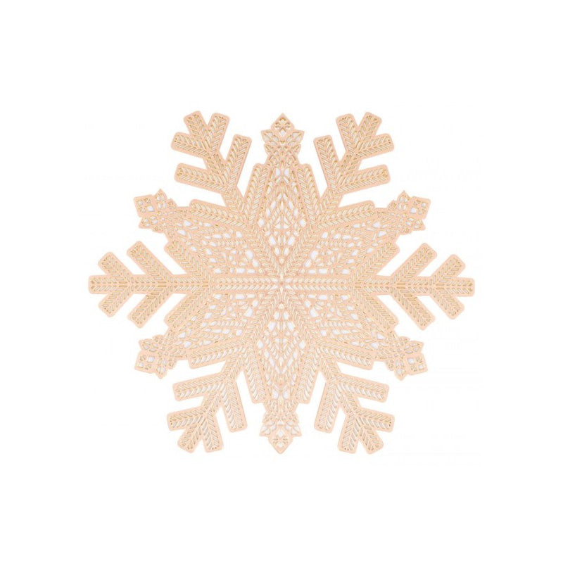 Harvey & Mason Gold Snowflake Placemats 2Pack